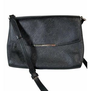TUMI Marianne Coated Canvas Black Small Flap Crossbody Travel Bag